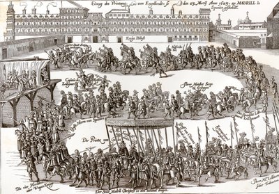 Entry of Prince Charles I into Madrid, 1623 by German School
